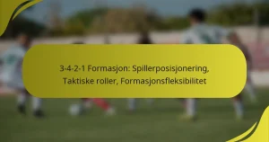 3-4-2-1 Formasjon: Spillerposisjonering, Taktiske roller, Formasjonsfleksibilitet