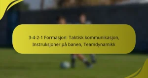 3-4-2-1-formasjon: Taktisk kommunikasjon, Instruksjoner på banen, Teamdynamikk